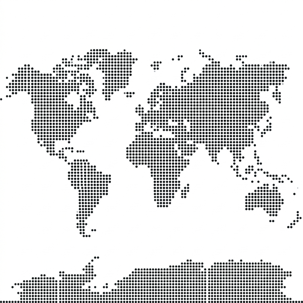 AdviniaTech Global Delivery World Map